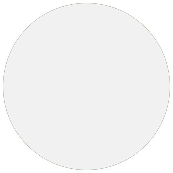 vidaXL テーブルプロテクター つや消し PVC製 直径110cm 厚さ1.6mm