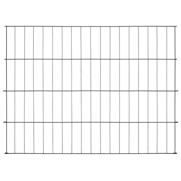 vidaXL 池用フェンスセット 115x79cm グリーン