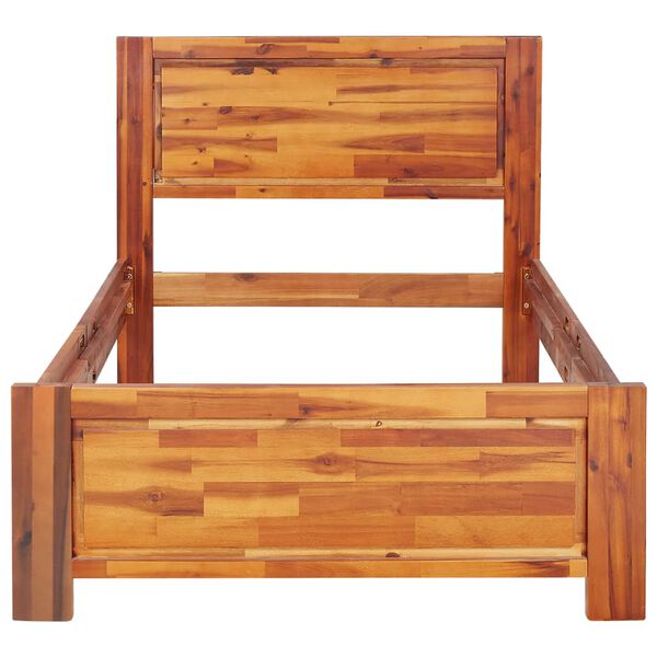 vidaXL ベッドフレーム アカシア無垢材 90x200cm