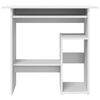 vidaXL デスク 白色 80x45x74cm パーティクルボード
