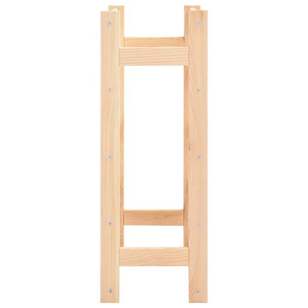 vidaXL ワインラック ボトル20本 無垢のパインウッド