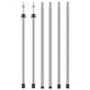 vidaXL 伸縮式タープポール 長さ102-260cm 2点 アルミ製