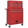 vidaXL ツールワゴン 工具セット付き 7層