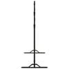 vidaXL バックドロップスタンド ブラック 254x243 cm スチール