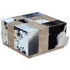 vidaXL コーヒーテーブル 本牛革 60x60x36cm