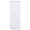 vidaXL 引き出しキャビネット ホワイト 60x30x75cm 桐材