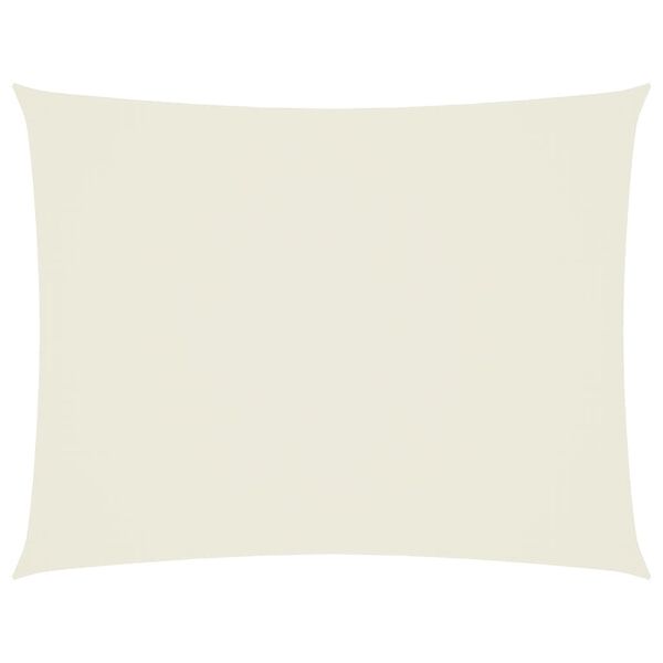 vidaXL サンシェードセイル 3x4.5m 長方形 オックスフォード生地 クリーム