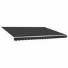 vidaXL オーニング用 交換用生地 アントラシート 500x350cm ポリエステル