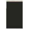 vidaXL シューズベンチ クッション付き ブラック 104x30x49cm エンジニアリングウッド