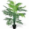 vidaXL ナツメヤシ 人工観葉植物 ポット付き 130cm