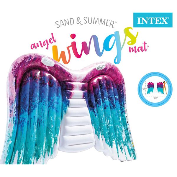 INTEX Intex プールフロート「エンジェルウィングスマット」58786EU
