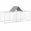 vidaXL 鶏小屋 3x1x1.5 m 亜鉛メッキ鋼製