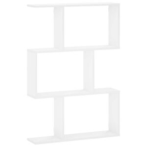 vidaXL 壁棚 ホワイト 72 x 17 x 105 cm エンジニアードウッド