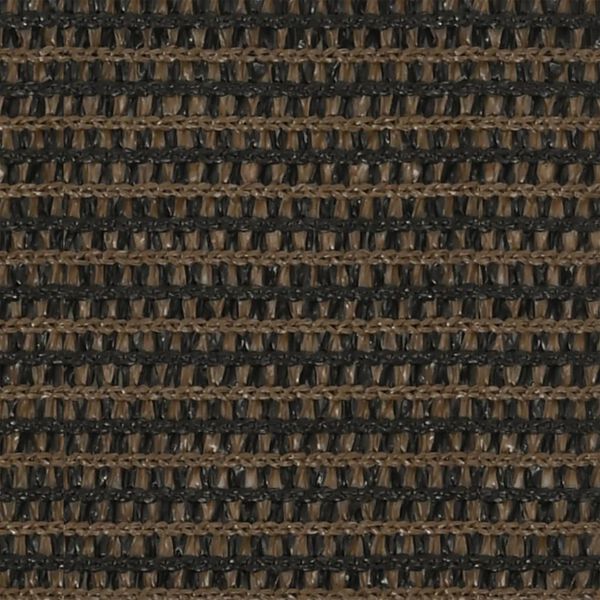 vidaXL サンシェードセイル 160g/m² ブラウン 2.5x2.5x3.5m 高密度ポリエチレン