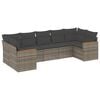 vidaXL Patio Sofa Set 7人掛け Grey