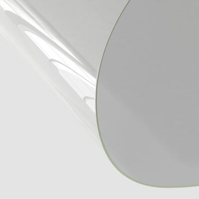 vidaXL テーブルプロテクター 透明 PVC製 直径90cm 厚さ2mm