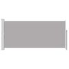 vidaXL 引き込み式サイドオーニング 140x300cm グレー