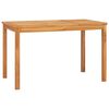 vidaXL ガーデンダイニングテーブル 120x70x77cm チーク無垢材