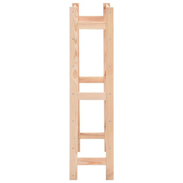 vidaXL ワインラック ボトル42本 無垢のパインウッド