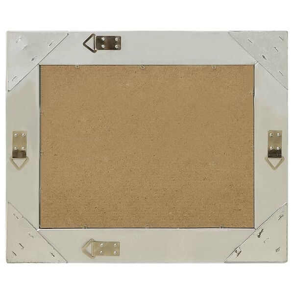 vidaXL ウォールミラー バロック調 60x40cm シルバー