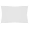 vidaXL サンシェードセイル 2.5x5m 長方形 オックスフォード生地 ホワイト