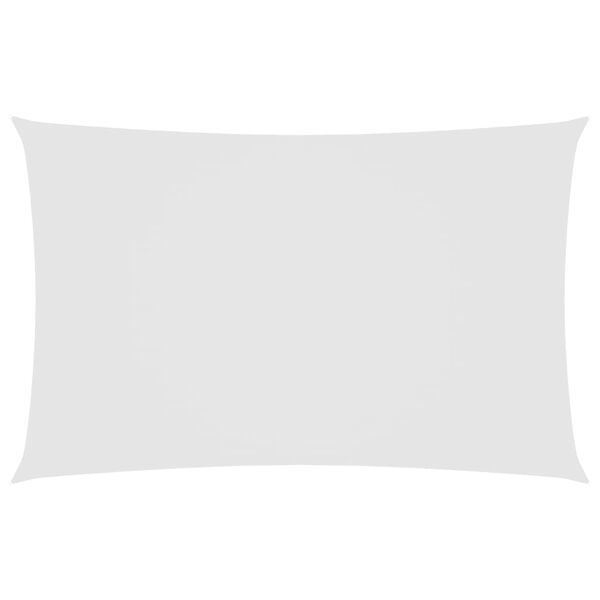 vidaXL サンシェードセイル 2.5x5m 長方形 オックスフォード生地 ホワイト