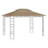 vidaXL ガゼボ 4x3x2.7m トープ 160g/m&sup2;
