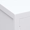 vidaXL ベッドサイドキャビネット ホワイト 38x28x52 cm 桐材