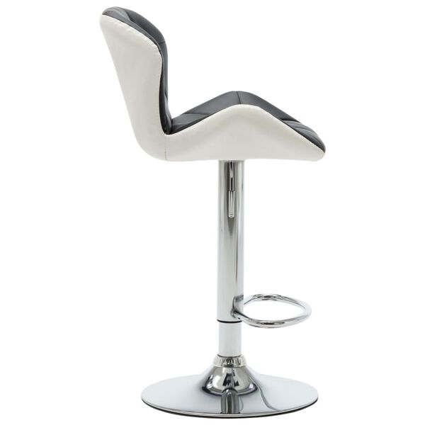 vidaXL バースツール ブラック 合成皮革製