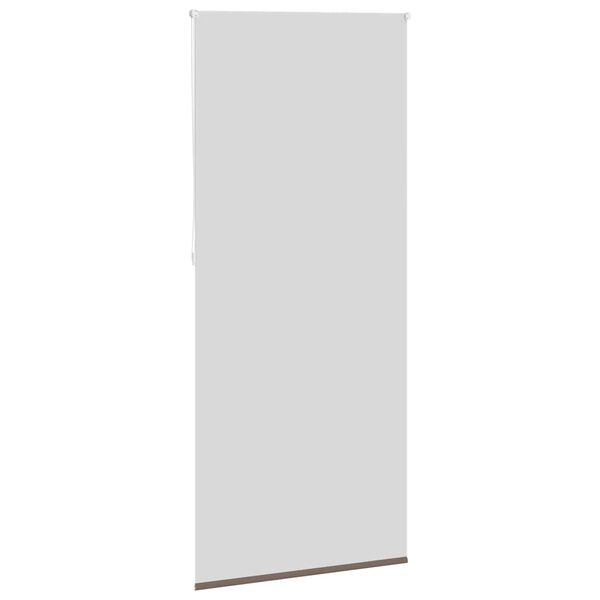 vidaXL ローラーブラインド 遮光 124.4x230 cm 生地幅 120 cm コーヒー