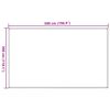 vidaXL テントマット 300x500cm HDPE グリーン