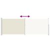 vidaXL 引き込み式サイドオーニング 160x500cm クリーム