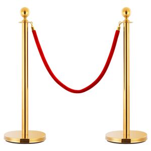 vidaXL VIPキューバリア 3個セット ステンレススチールゴールド