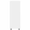 vidaXL ワードローブ ホワイト 80x40x110 cm エンジニアードウッド