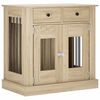 vidaXL ドッグクレート家具 ソノマオーク 80 x 47.5 x 80 cm エンジニアードウッド