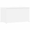 vidaXL 収納チェスト ホワイト 84x42x46 cm エンジニアリングウッド