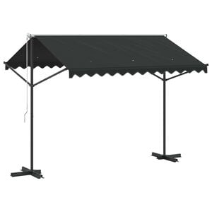 vidaXL 自立型オーニング 300&times;300cm アントラシート