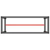 vidaXL ワークベンチフレーム マットブラック＆マットレッド 140x50x79 cm メタル