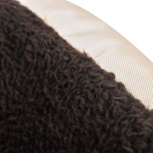 vidaXL 犬用ベッド ベージュ＆ブラウン XXL