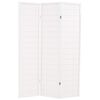 vidaXL 折りたたみ間仕切り 3枚 和風 120x170cm ホワイト