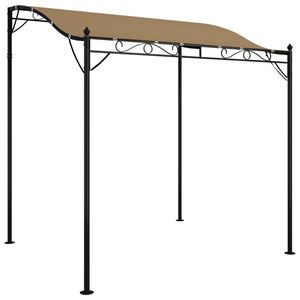 vidaXL キャノピー トープ 2x2.3m 180g/m&sup2; 生地とスチール