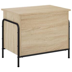 vidaXL 収納ボックス ソノマオーク 80 x 40 x 49.5 cm エンジニアードウッド