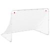vidaXL サッカーゴール ホワイト 122x81x81 cm スチール製