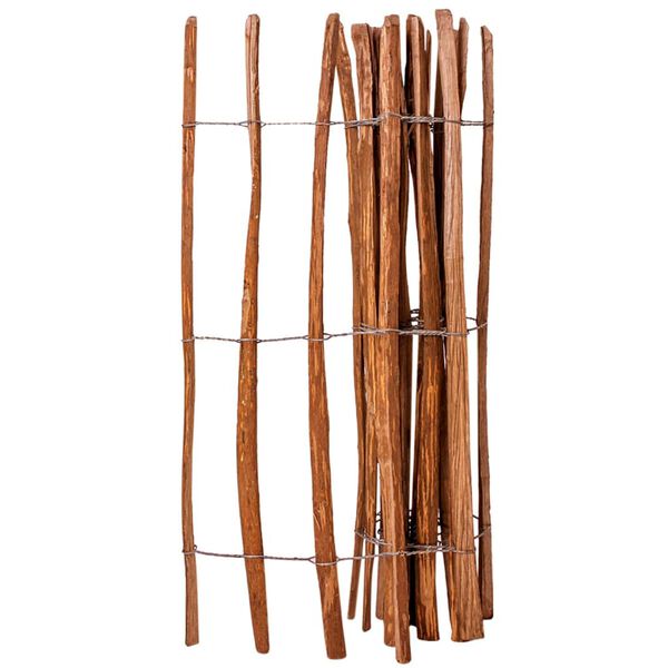 vidaXL ピケットフェンス ヘーゼルウッド 120x250cm