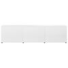 vidaXL TVキャビネット ハイグロスホワイト 120x34x30cm パーティクルボード