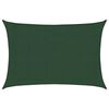 vidaXL サンシェードセイル 160g/m² ダークグリーン 3x5m 高密度ポリエチレン