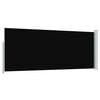 vidaXL 引き込み式サイドオーニング 120x300cm ブラック