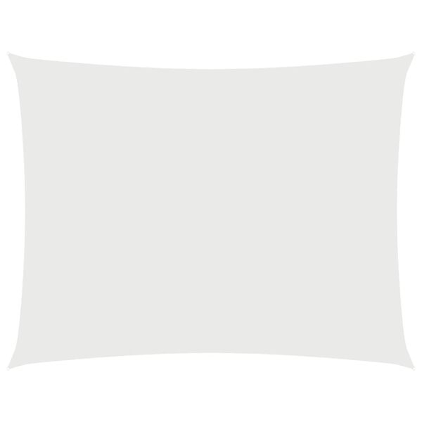 vidaXL サンシェードセイル 2x3.5m 長方形 オックスフォード生地 ホワイト