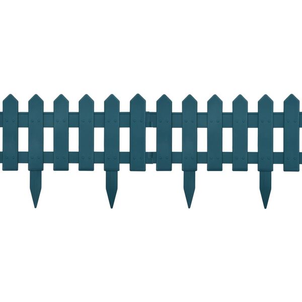 vidaXL 芝生用エッジ 25点 グリーン 10m PP製