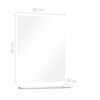 vidaXL ウォールミラー 棚付き 50x60cm 強化ガラス製